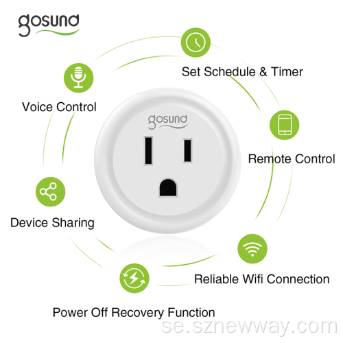 Xiaomi Gosund Voice Control Wireless WiFi Smart Plug